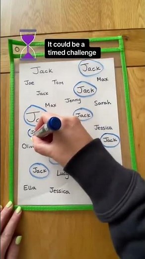 Name Recognition Activity For Kids!