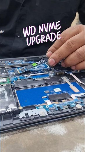 WD Nvme ssd upgrade | ssd install wd #ssd #nvme #short