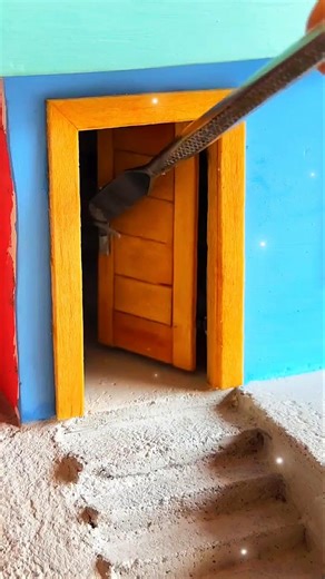 I Built a Tiny Mansion from Scratch! 🏠😱 (Day 18/30) #shorts #asmr #diy