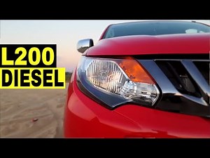 Mitsubishi L200 Diesel 4x4 - Pickup Truck 4x4 Test Drive in the Sand!