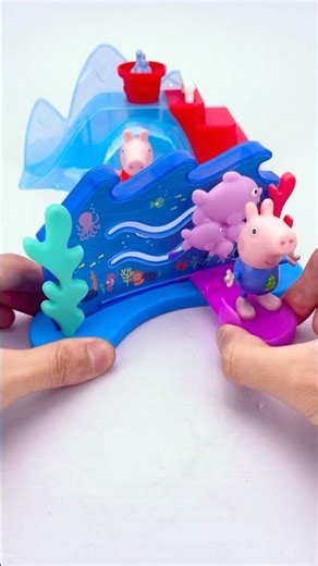 Peppa Pig Aquarium Adventure Toys🐽 Satisfying Unboxing & Playtime #asmr #review #shorts