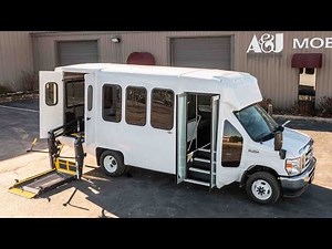 Wheelchair Bus 360 VR of 2023 Ford E-450 Diamond Bus w/ Power Wheelchair Lift - PDD17102 High Angle