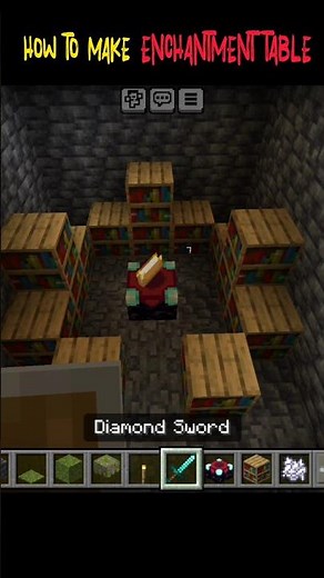 How To Use Enchantment Table in Minecraft || #minecraft