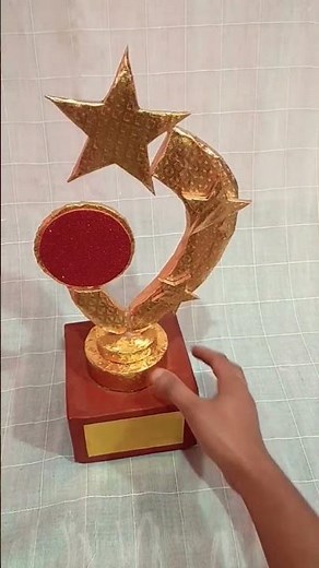Diy cardboard trophy