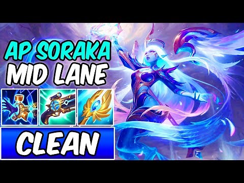 AP SORAKA MID S+ DAWNBRINGER CLEAN GAMEPLAY MAX POKE | New Build & Runes S15 | League of Legends