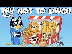 BLUEY MEGA TRY NOT TO LAUGH YTP MOST HALARIOS 🙃