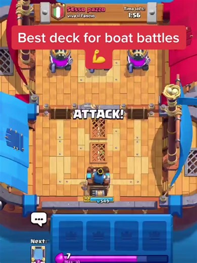 Ultimate Boat Defense Deck for Clash Royale Clan Wars