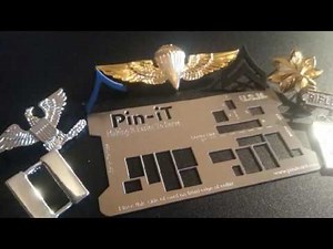 USMC uniform tool for military medals and ribbons. Marines Birthday Ball., thin ribbons and medals