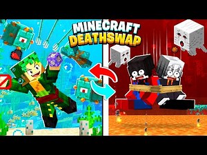 MINECRAFT DEATH SWAP, BUT I CAN USE COMMANDS😱