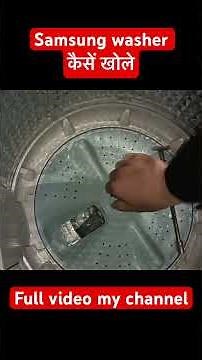 Samsung automatic washing machine washer roller change