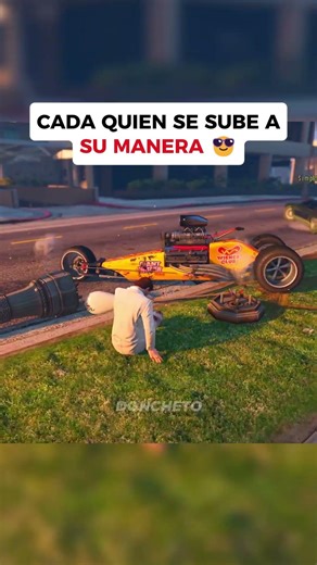 Cada quien se sube como quiere 😏#gta #gtaonline #gta5 #gtav #stunt #shorts #funny #gaming #viral
