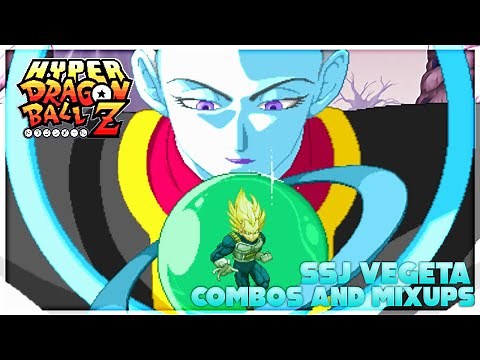 Hyper DBZ Indigo Build Vegeta SSJ Combos and Mixes