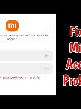 Fix There's no Mi Account matching the info you provided Problem Solve in MIUI Redmi | Mi Account
