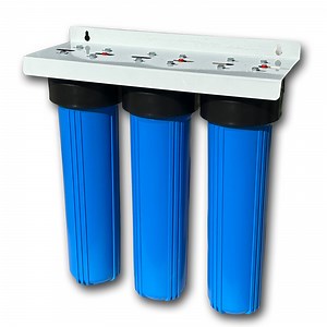 [Hot Item] Whole House 20" Blue Water Filter Housing Triple Set