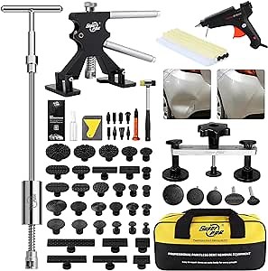 70PCS Dent Puller Kit, Dent Remover Tool for Car, Dent Repair Kit, Car Dent Puller Kit Repairs 99% of Dents on Car Body for Most Car Dent Repair and Home DIY Dent Removal