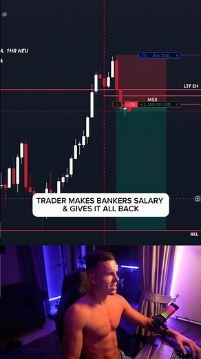 TRADER MAKES BANKERS SALARY & gives it all back… 🕴️
