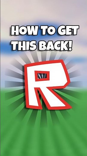 How to GET OLD ROBLOX Back 😯