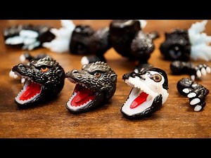 GODZILLA plastic model Satisfying Build -ASMR-