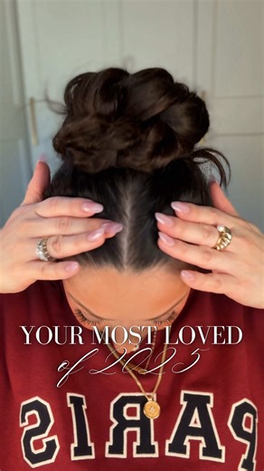 ✨2 braids, 1 bun😌 Save this easy messy bun tutorial for later! Super easy slick back bun tutorial that leaves you looking SNATCHED😍 Perfect for when you're in a rush! PRODUCTS @Dae Hair styling cream Would you try this bun hack?!✨ • • • #messybun #messybuntutorial #updohairstyle #easyhairstyles #hairtutorials