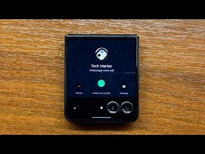 Motorola Razr 50 Ultra Unboxing, Incoming Call Folded & Unfolded, Boot Animation, WhatsApp, Telegram