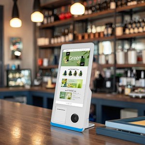 [Hot Item] 15.6 Inch Win 10 Cash Register POS Interactive Self Service Payment Kiosk Desktop POS Terminal Touch Screen Payment Kiosks