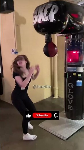This Girl Hit the Lowest Score Possible on the Punch Machine!