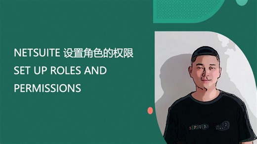NETSUITE 设置角色的权限 SET UP ROLES AND PERMISSIONS