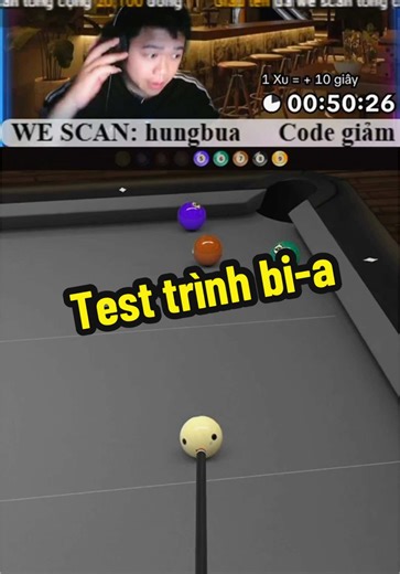 Test trình độ ae tí #hungbua #shooterspool #xuhuong