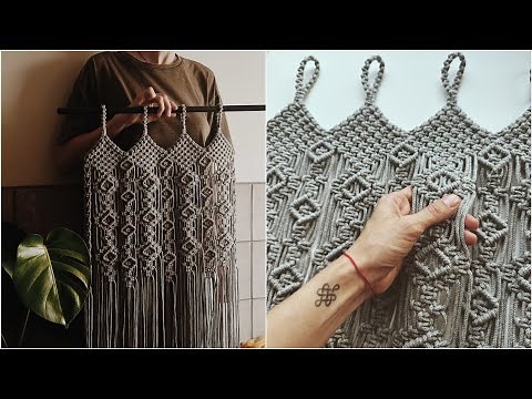 DIY: NEW Pattern for Macrame Curtain Tutorial