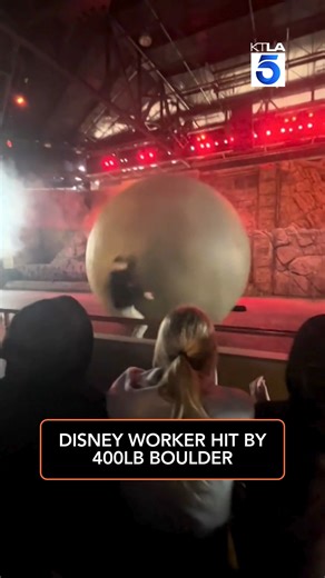 A Disney cast member is being praised as a hero after he was injured while stopping a runaway 400-pound prop boulder from rolling into the audience during a live stunt show in Florida. Full Story: https://ktla.com/news/nationworld/disney-cast-member-injured-while-stopping-400-pound-boulder-from-pummeling-into-audience/ | KTLA 5 News