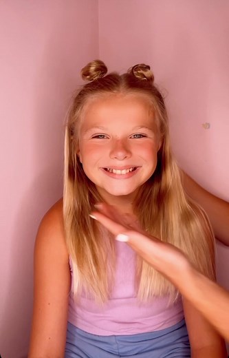 Cute Double Buns Half Up Hairstyle Tutorial