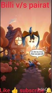 Billi And pairat ki kahani#shortffed #ternding #aivideo 🤣🤣