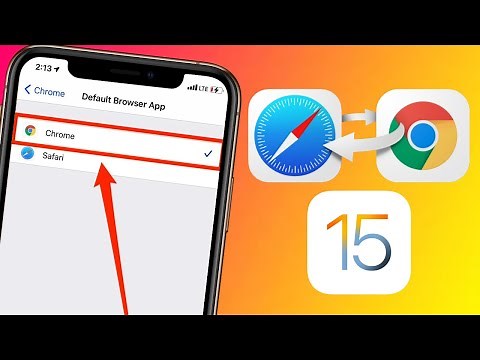 How To Change Default Browser on iPhone in iOS 15 | Set Chrome iOS Default Browser