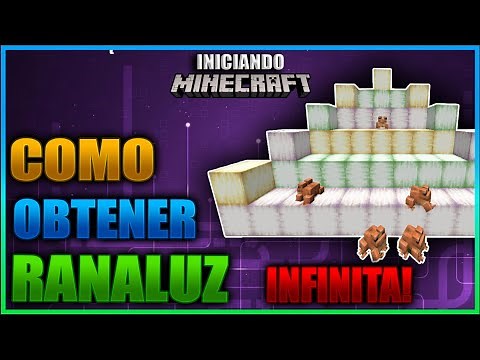 QUE ES Y COMO OBTENER RANALUZ INFINITA! GRANJA FROGLIGTH | INICIANDO MINECRAFT Ep 65