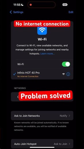 No internet connection in iPhone problem solved | iPhone Wi-Fi problem #techwithsohail