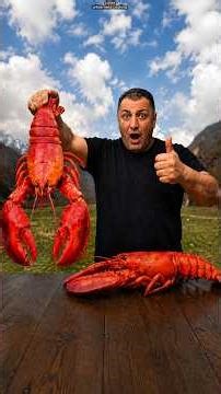 Rich & Buttery Lobster Rolls Made Outside 🦞Mountain Lobster Feast 🦞🔥#food #asmr #cooking #viral