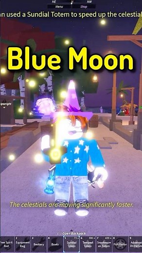 How To Spawn Blue Moon FAST in Roblox Fisch KING CRABSTLE