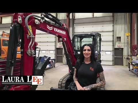 Yanmar ViO35-7 Mini Excavator Walkaround with Laura Lee