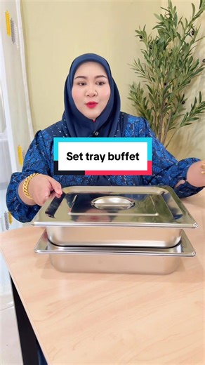 Stainless Steel Tray Buffet Set for Culinary Delights