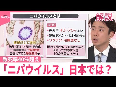 【#みんなのギモン】致死率40％超え「ニパウイルス」日本では？