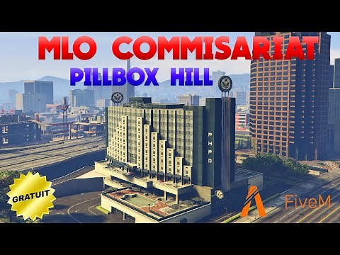 FIVEM │ MLO GRATUIT COMMISSARIAT DE PILLBOX HILL + TUTO GTA 5 RP