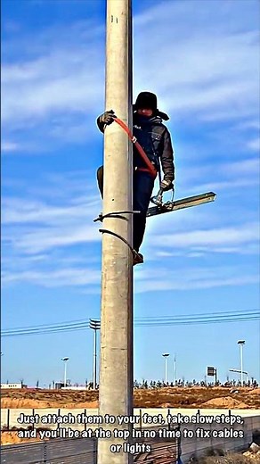 Techniques for Climbing Concrete Electric Poles Without a Ladder