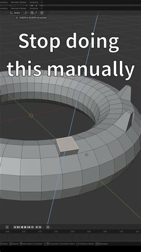 How to Model Spikes FAST in Blender #3d #shorts