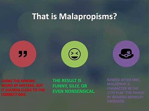 When words sound right… but go hilariously WRONG! 😂 #Malapropism