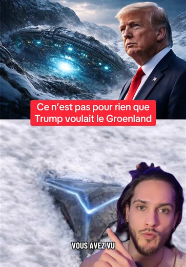 Ce n’est pas pour rien que Trump voulait le Groenland 🛸 #ovni #trump #ufo #mystere #extraterrestre