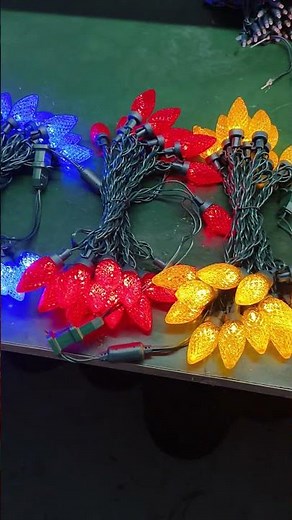 Multi colored C9 LED Outdoor String Lights