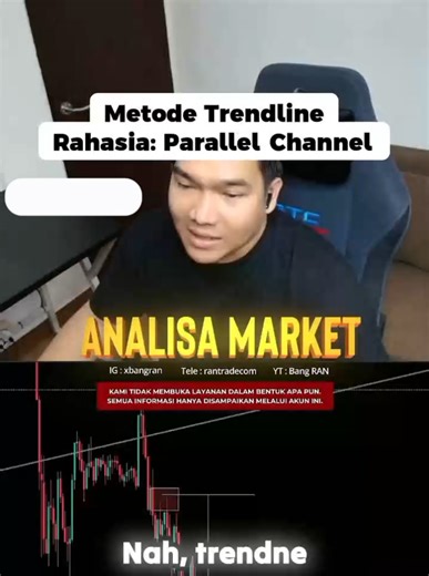 METODE BRG PALING PATEN🔥 TEKNIK JALUR KERETA API (PARALLEL CHANNEL)🤜🏻🤛🏻🛤️ @xbangran #rantradeacademy #xbangran