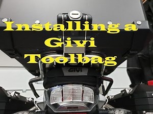 Installation and review of the Givi XS5112R Toolbag for BMW R1250 GSA