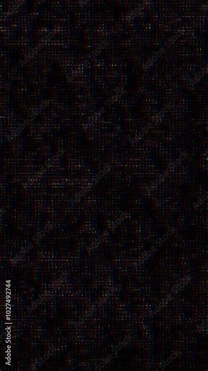 Pixelated glitch effect with classic CRT noise. Ideal for retro, digital, or dystopian visuals, adding an old-school vibe to your projects