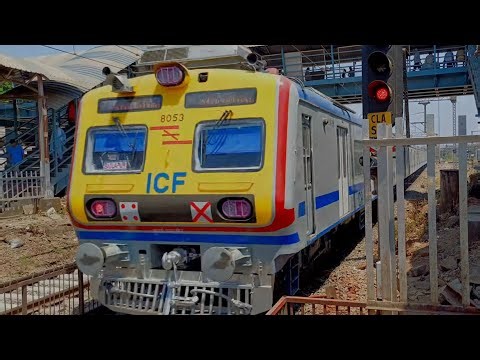 AC EMU train AC local train Mumbai CR and WR Medha AC local Mumbai AC local train